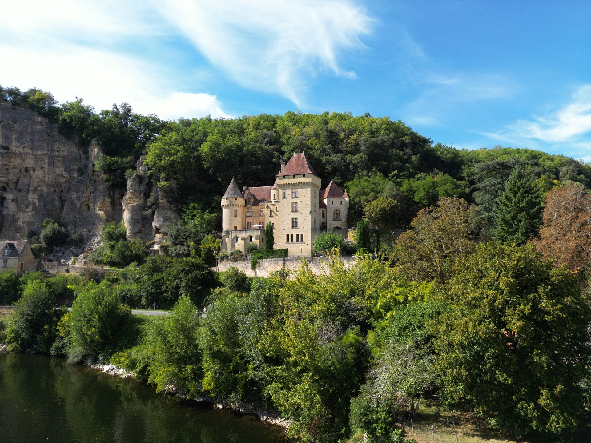 Vue depuis la Dordogne